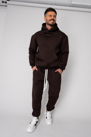 SALE - Set Winter Hoody and pants Brown