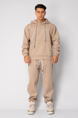 Set Winter Squared hanorac si pantalon Beige [1]