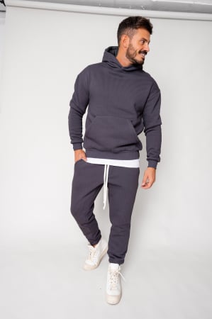PROMOTII - Set Winter hanorac si pantalon Grey Anthracite