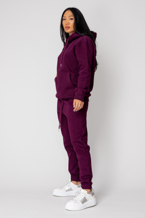 FEMEI - Set Winter hanorac si pantalon Burgundy