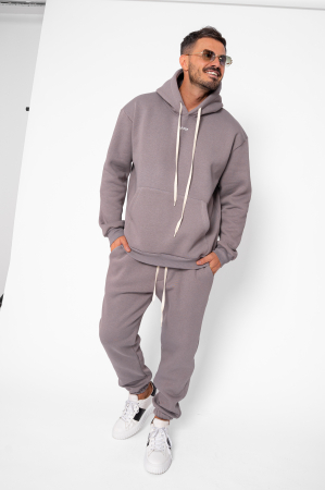 MEN - Set Winter Hoody and pants Taupe