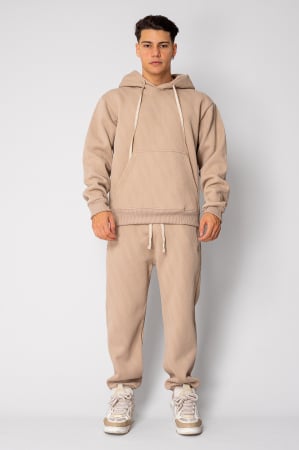NOUTATI - Set Winter Line hanorac si pantalon Beige