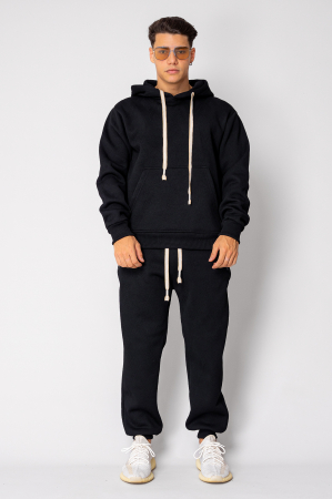 Set Winter Line hanorac si pantalon Black [1]