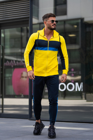 Trening bumbac Care-Fit Yellow/Navy [0]