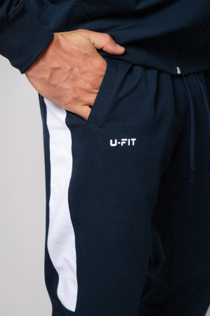 Trening bumbac Glo cu gluga Navy [4]