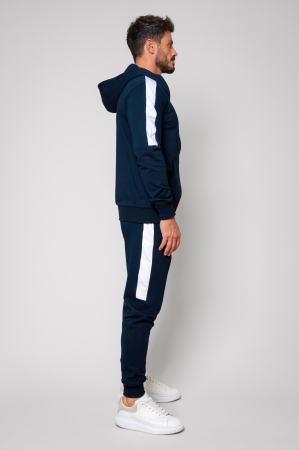 Trening bumbac Glo cu gluga Navy [0]