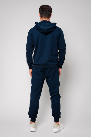 Trening bumbac Glo cu gluga Navy [2]