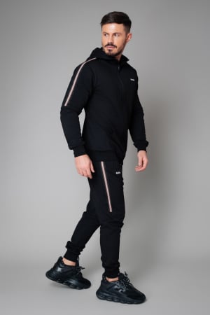 PROMOTII - Trening Bumbac Moon cu gluga Full Black