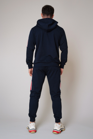 Tracksuite Moon with hood Navy/Red New [2]