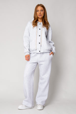 NOUTATI - Set Winter jacheta si pantalon lung Grey