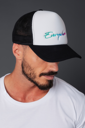 Sapca plasa Symphony Black/White [1]