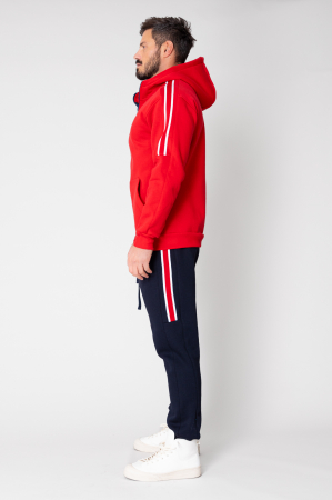 Trening Moov Winter hanorac cu fermoar si pantalon Red/navy [0]