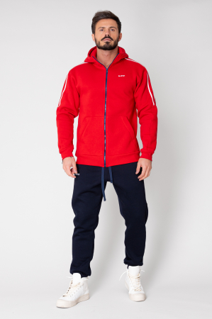 Trening Moov Winter hanorac cu fermoar si pantalon Red/navy [1]