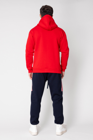 Trening Moov Winter hanorac cu fermoar si pantalon Red/navy [2]