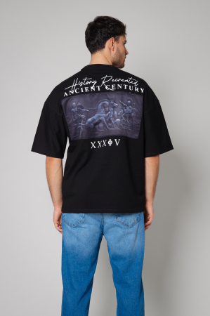 Tricou Barbati Spirit Ancient Oversized Black [3]