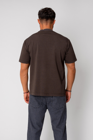 T-shirt with metallic accessories Brown [1]