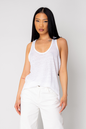 T-shirts and Tops - Women's tank top made of 100% IN, White