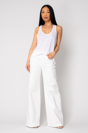 Women's tank top made of 100% IN, White [4]