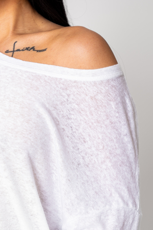 Women's 100% IN T-shirt, White [2]