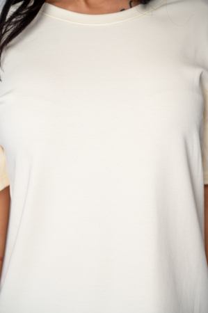 Tricou dama regular Light Yellow [3]