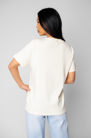 Tricou dama regular Light Yellow [2]