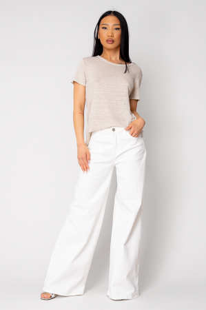 Women's 100% IN T-shirt, Beige [5]