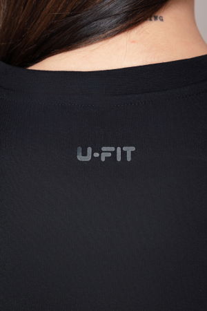 T-Shirt Women Heavy Oversized Black [3]