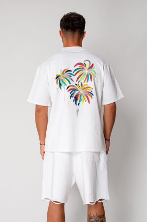 T-shirt Fireworks Heavy Oversized White [3]
