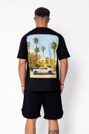 Tricou L.A imprimat Black [3]