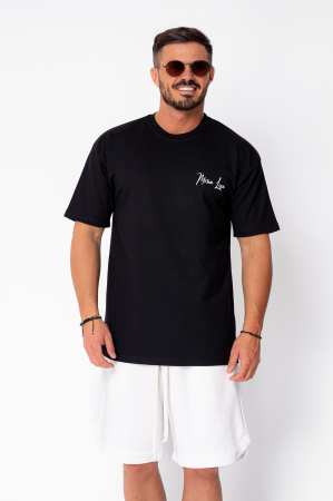 Tricou Mona Lisa imprimat Black [1]