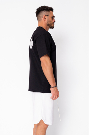 Tricou barbati imprimat Black [1]