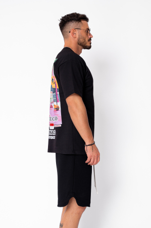 Tricou Monte Carlo imprimat Black [2]