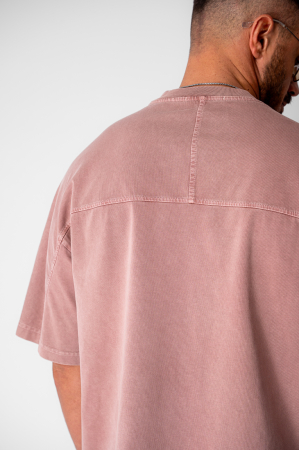 Tricou Oversize Prespalat Pink [4]