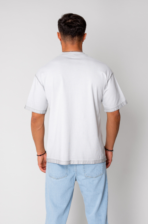 Tricou Vintage Oversized Grey [1]