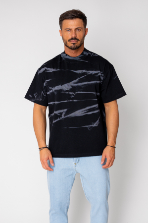 PROMOTII - Tricou Oversized Black/Grey