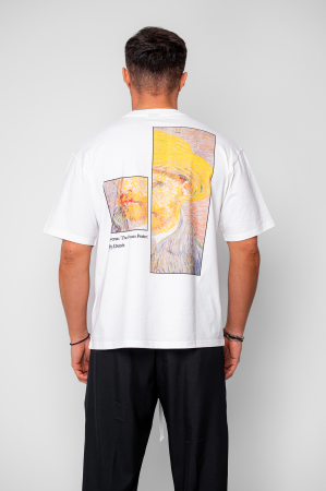 Tricou Regular Van Gogh  White [2]
