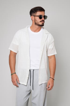 PROMOTII - Camasa tricotata Oversized Light Grey