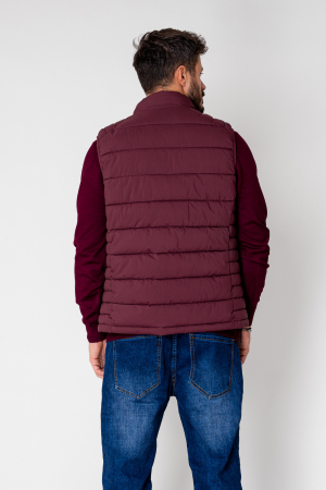 Men's vest burgundy [2]
