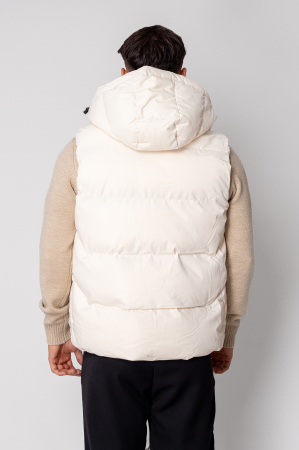 Vesta cu gluga Off White I [3]