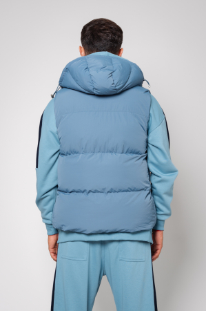 Storm Blue hooded vest [2]