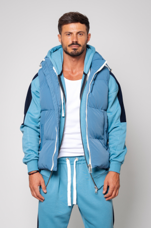 SALE - Storm Blue hooded vest