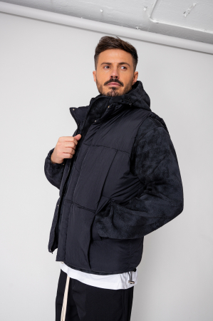 MEN - Vest without hood Black II