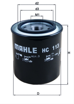 Filtre hidraulice - Filtru hidraulic MAHLE HC113