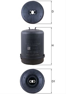 Filtre ulei - Filtru ulei MAHLE OZ10