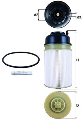Filtre combustibil - Filtru combustibil MAHLE KX406D