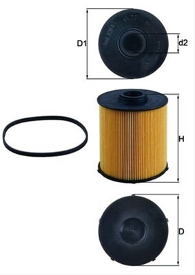 Filtre combustibil - Filtru combustibil MAHLE KX70D