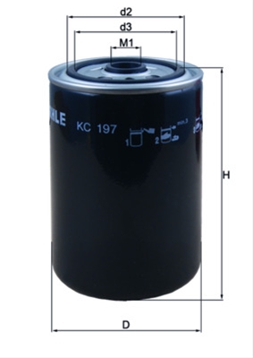 Filtre combustibil - Filtru combustibil MAHLE KC197