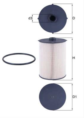 Filtre combustibil - Filtru combustibil MAHLE KX481D
