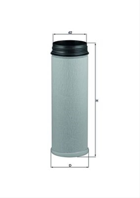 Filtre aer - Filtru aer secundar MAHLE LXS277