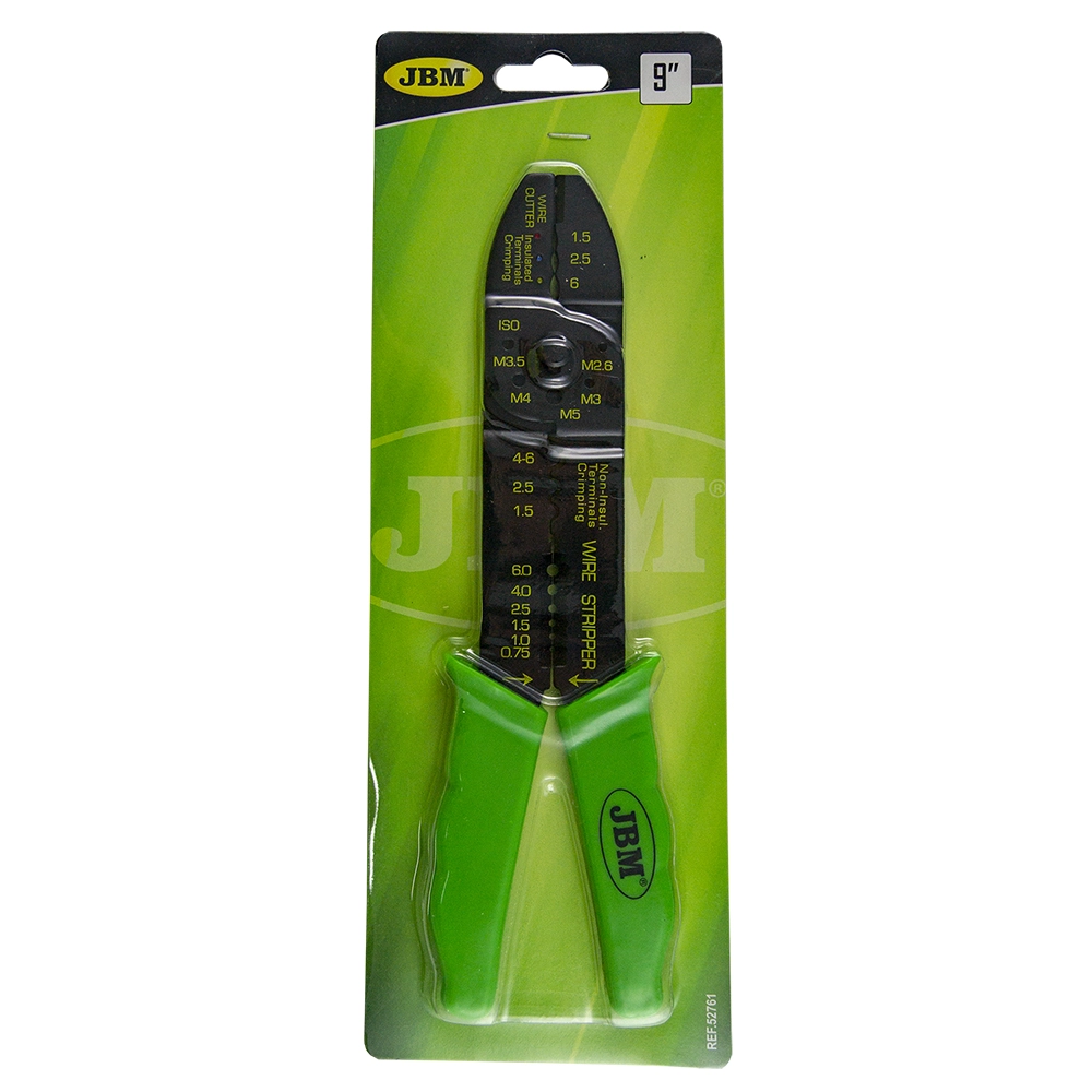 Cleste De Sertizat Pentru Terminale Izolate Si Neizolate 9` Jbm [1]